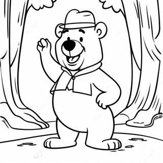 Pagina Para Colorear De Yogi Bear 25215-23063