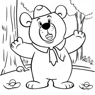 Pagina Para Colorear De Yogi Bear 25215-23064