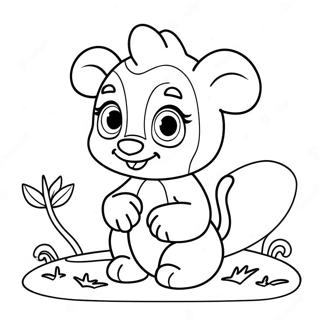 Pagina Para Colorear De Adorables Personajes De Bebe De Disney 25236-23082