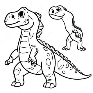 Fósil De Dinosaurio Páginas Para Colorear