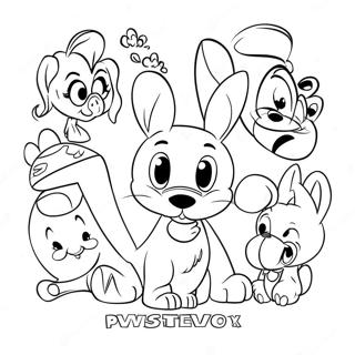 Pagina Para Colorear El Alfabeto De Disney 25425-23417