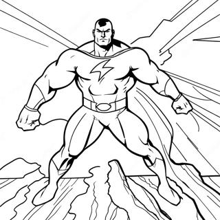 Pagina Para Colorear De Black Adam En Accion 25446-23440