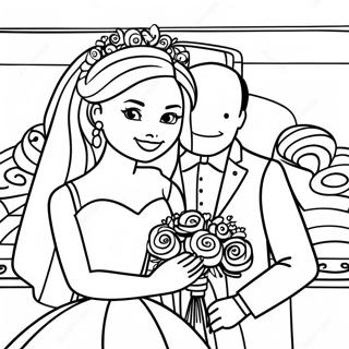 Pagina Para Colorear De Barbie De Boda 25565-23343