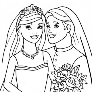 Pagina Para Colorear De Barbie De Boda 25565-23529