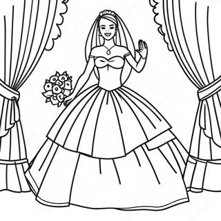 Pagina Para Colorear De Barbie De Boda 25565-23530