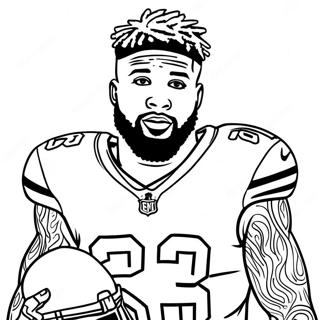 Pagina Para Colorear De Odell Beckham Jr 25625-23578