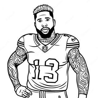 Pagina Para Colorear De Odell Beckham Jr 25625-23580