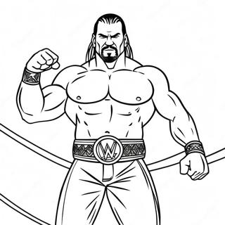 Pagina Para Colorear De Wwe 25635-23587