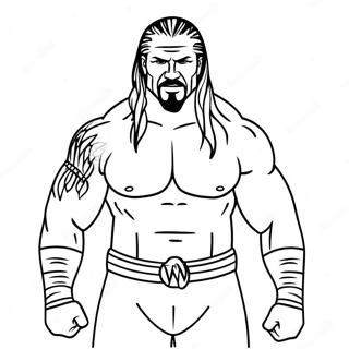 Pagina Para Colorear De Wwe 25635-23588