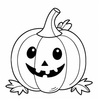 Pagina Para Colorear De Linda Calabaza De Octubre 25656-23594