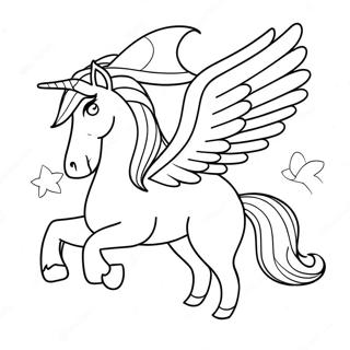 Pegaso Páginas Para Colorear