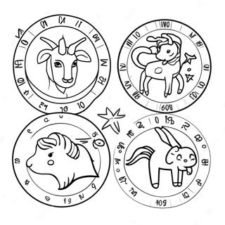 Pagina Para Colorear De Signos Del Zodiaco 25747-23670