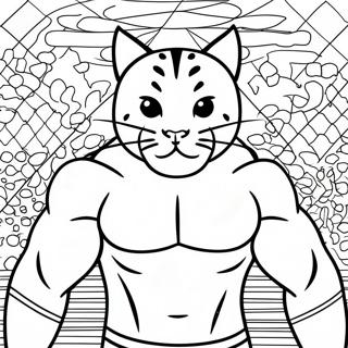 Pagina Para Colorear De Meowscles Wwe 25876-23772