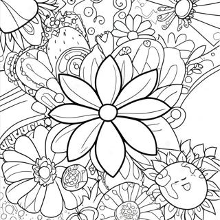 Pagina Para Colorear De Flower Power 25946-23827