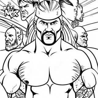 Pagina Para Colorear De La Wwe 25976-23850