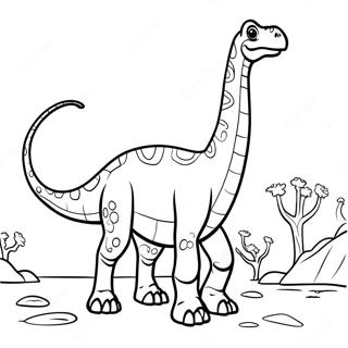 Pagina Para Colorear De Brachiosaurus 26006-23874