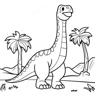 Pagina Para Colorear De Brachiosaurus 26006-23876