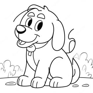 Pagina Para Colorear De Clifford El Gran Perro Rojo 2602-2123