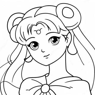 Pagina Para Colorear De La Princesa Serenity De Sailor Moon 26036-23898