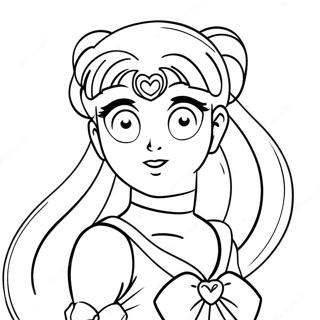 Pagina Para Colorear De La Princesa Serenity De Sailor Moon 26036-23899