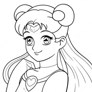 Pagina Para Colorear De La Princesa Serenity De Sailor Moon 26036-23900