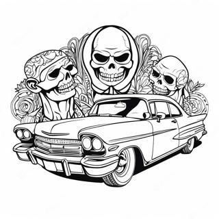 Pagina Para Colorear De Un Lowrider Chicano 26146-23987