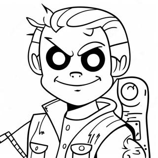 Pagina Para Colorear De Johnny Test 26301-24107