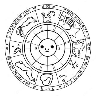 Pagina Para Colorear Del Zodiaco 2642-2155