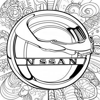 Pagina Para Colorear Del Logo De Nissan 26532-24282