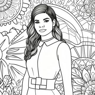 Pagina Para Colorear De Zendaya 26542-24290