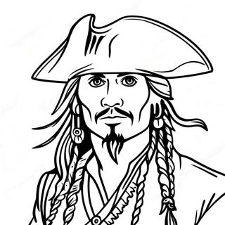 Pagina Para Colorear De Jack Sparrow Aventurero 26603-24342