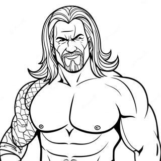 Pagina Para Colorear De Wwe 26622-24355