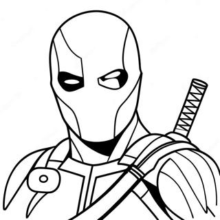 Pagina Para Colorear De Deathstroke 26632-24362