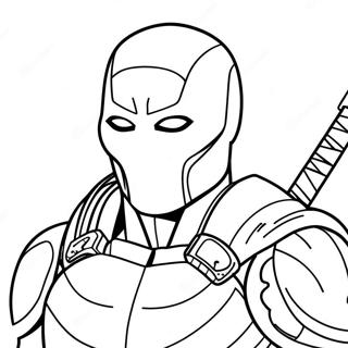 Pagina Para Colorear De Deathstroke 26632-24363