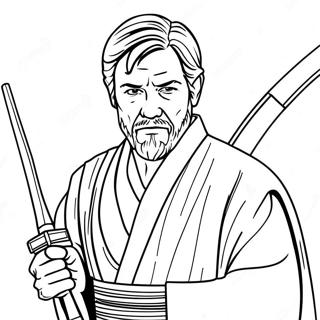 Pagina Para Colorear De Obi Wan Kenobi 26652-24380