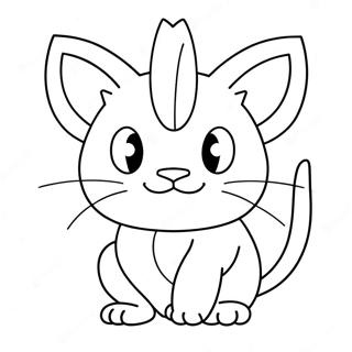 Pagina Para Colorear De Meowth Pokemon 26712-24428