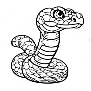 Pagina Para Colorear De Serpiente De Cascabel Realista 26813-24511