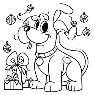 Pagina Para Colorear De Scooby Doo En Navidad 26832-24522