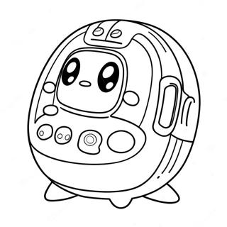 Pagina Para Colorear De Tamagotchi 26882-24563