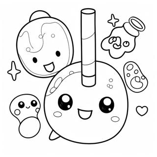 Pagina Para Colorear De Personajes Adorables De Tamagotchi 26883-24566