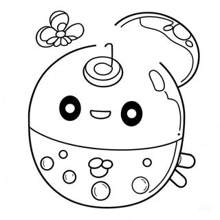 Pagina Para Colorear De Personajes Adorables De Tamagotchi 26883-24567