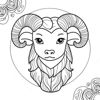 Aries Páginas Para Colorear