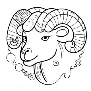 Pagina Para Colorear Del Signo Zodiacal Aries 26962-24627