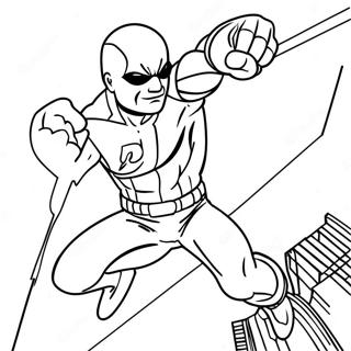 Pagina Para Colorear De Daredevil En Accion 27113-24752