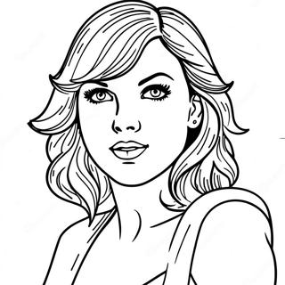 Pagina Para Colorear De Taylor Swift Midnights 27132-24763