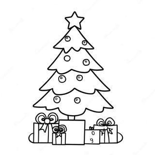 Pagina Para Colorear De Arbol De Navidad Estetico 27353-24931