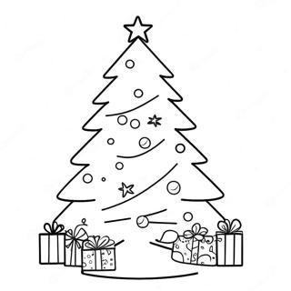 Pagina Para Colorear De Arbol De Navidad Estetico 27353-24932