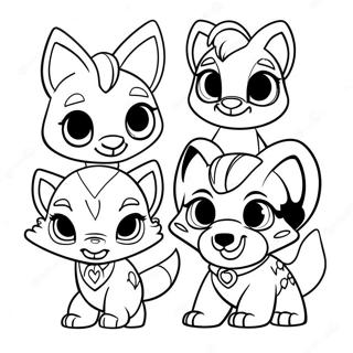 Pagina Para Colorear De Personajes Lindos De Animal Jam 27394-24965