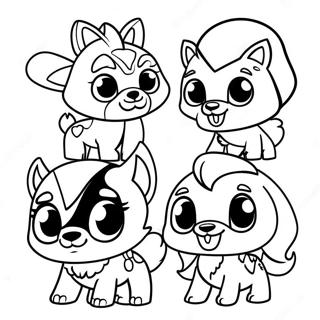 Pagina Para Colorear De Personajes Lindos De Animal Jam 27394-24967