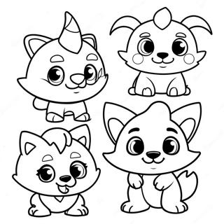 Pagina Para Colorear De Personajes Lindos De Animal Jam 27394-24968